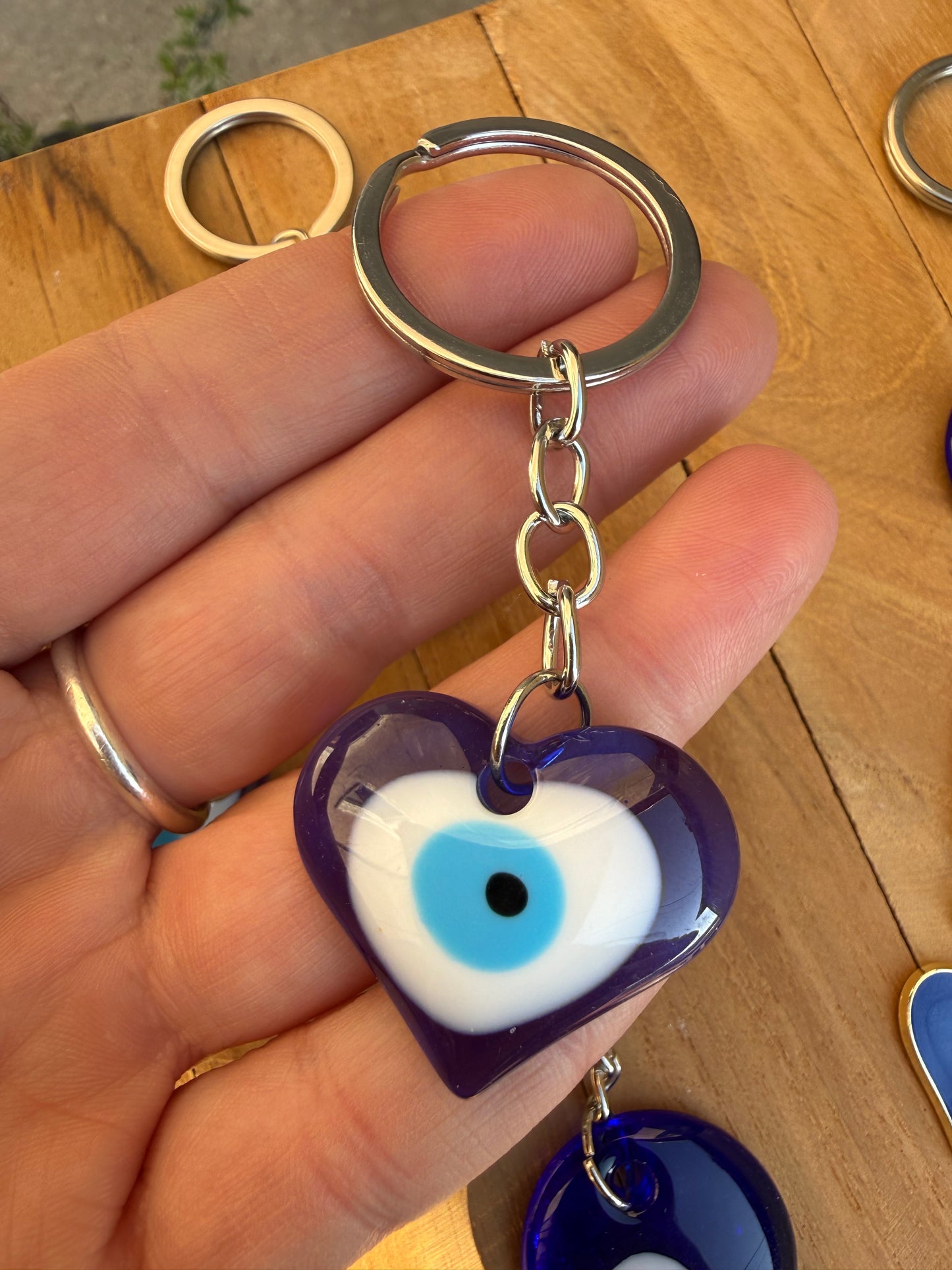Porte-clefs - Coeur Oeil de Nazar 🧿