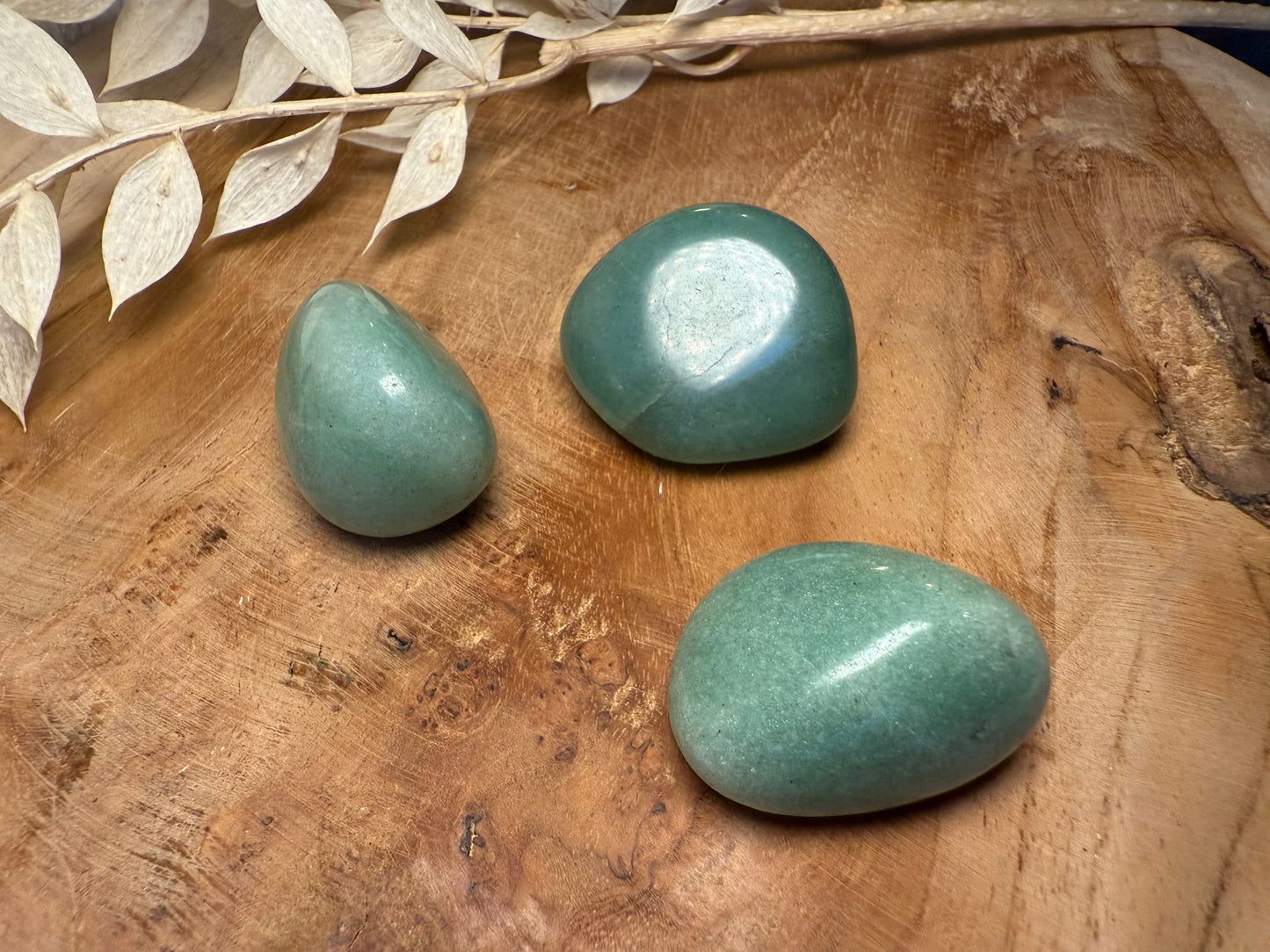 Aventurine verte - Pierre roulée (à l'unité)