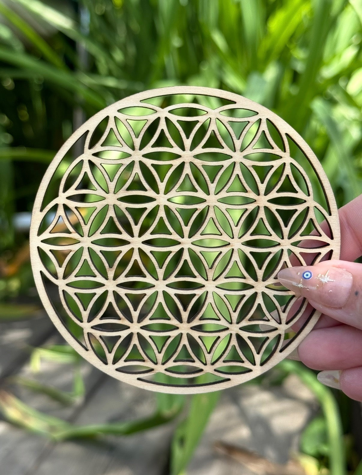 Fleur de vie en bois