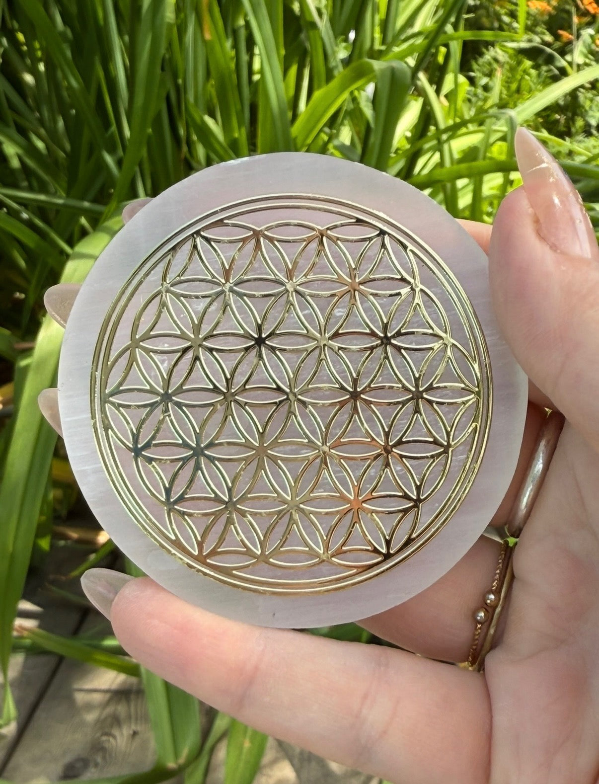 Plaque de Sélénite petite - 6 à 7 cm