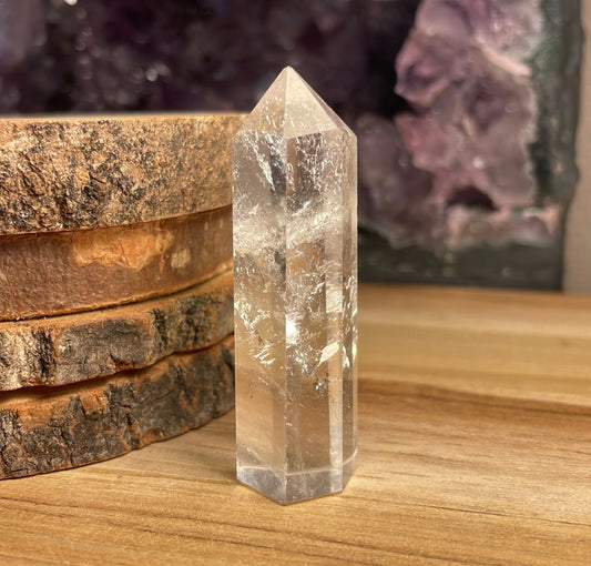 Tour en Cristal de Roche - Pièce unique - 28 g