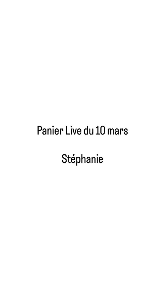 Panier Live - Stéphanie