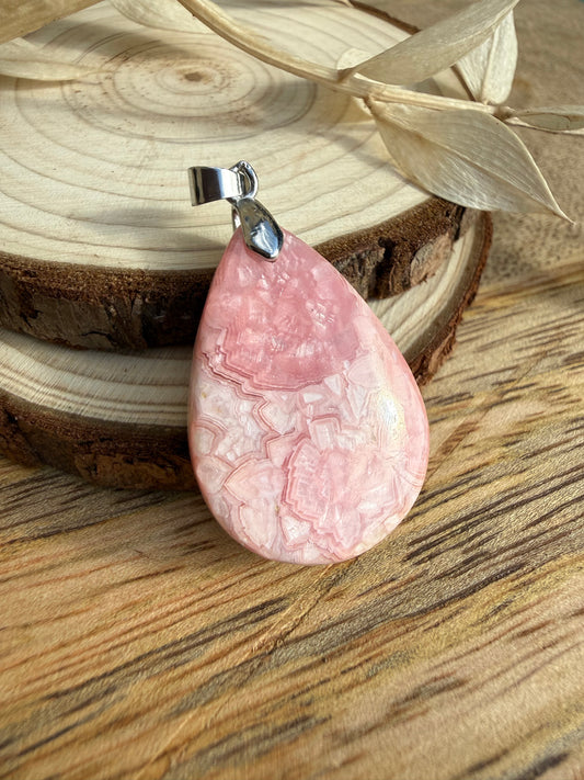 Pendentif en Rhodochrosite - Pièce unique