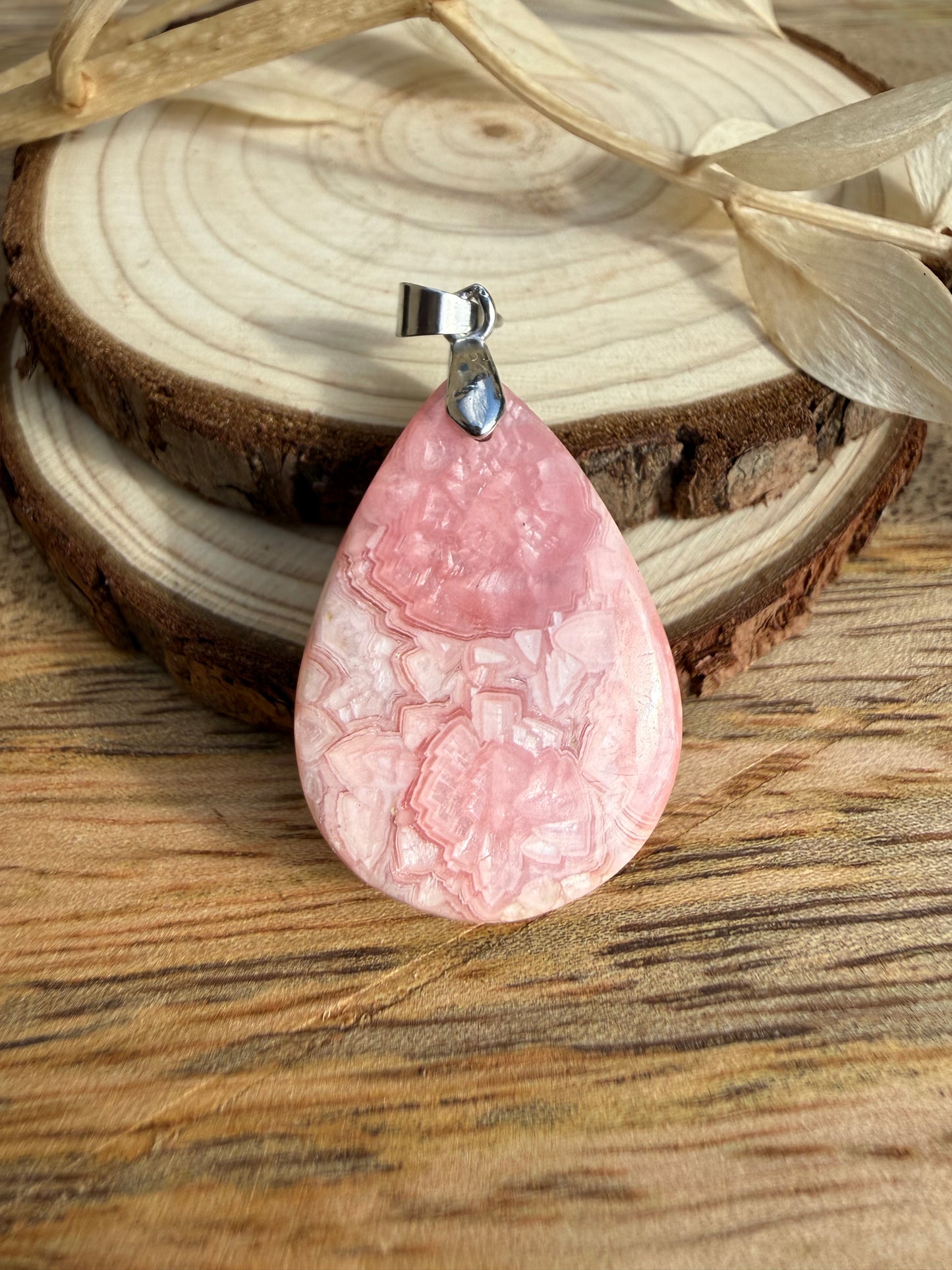 Pendentif en Rhodochrosite - Pièce unique