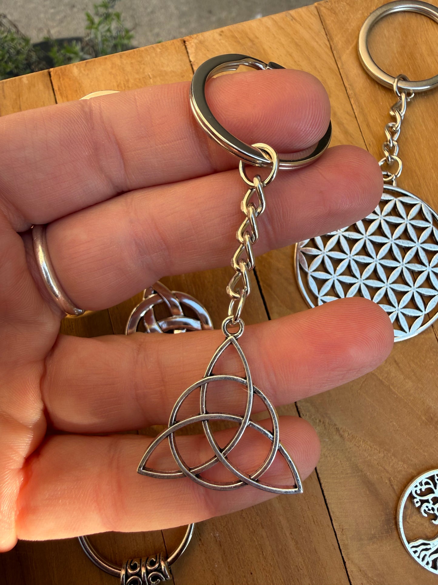 Porte-clefs - Noeud de Sorcière