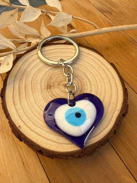 Porte-clefs - Coeur Oeil de Nazar 🧿