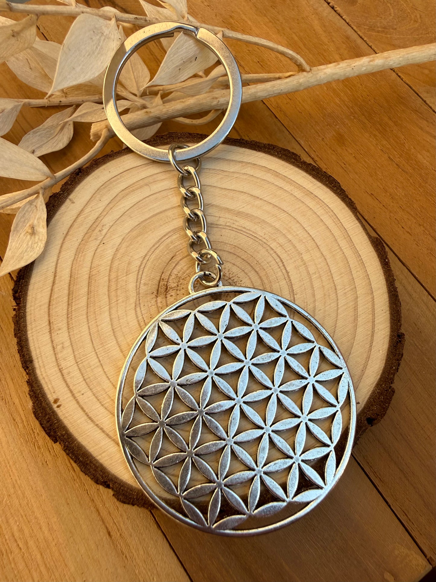 Porte-clefs - Fleur de vie