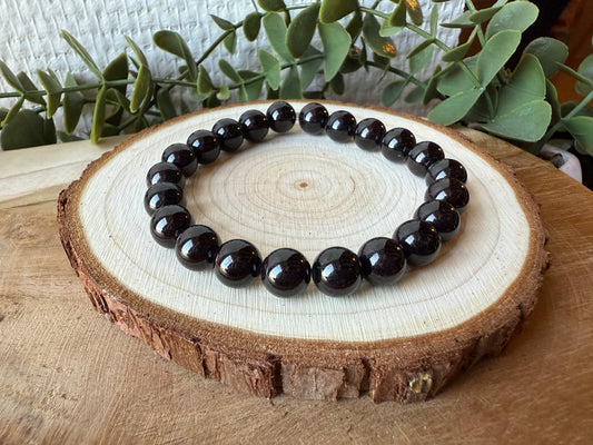 Bracelet GRENAT - perles de 8mm