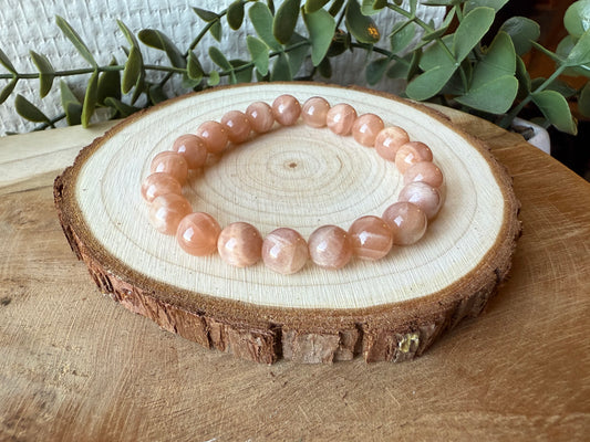 Bracelet PIERRE DE SOLEIL ☀️ - perles de 8mm