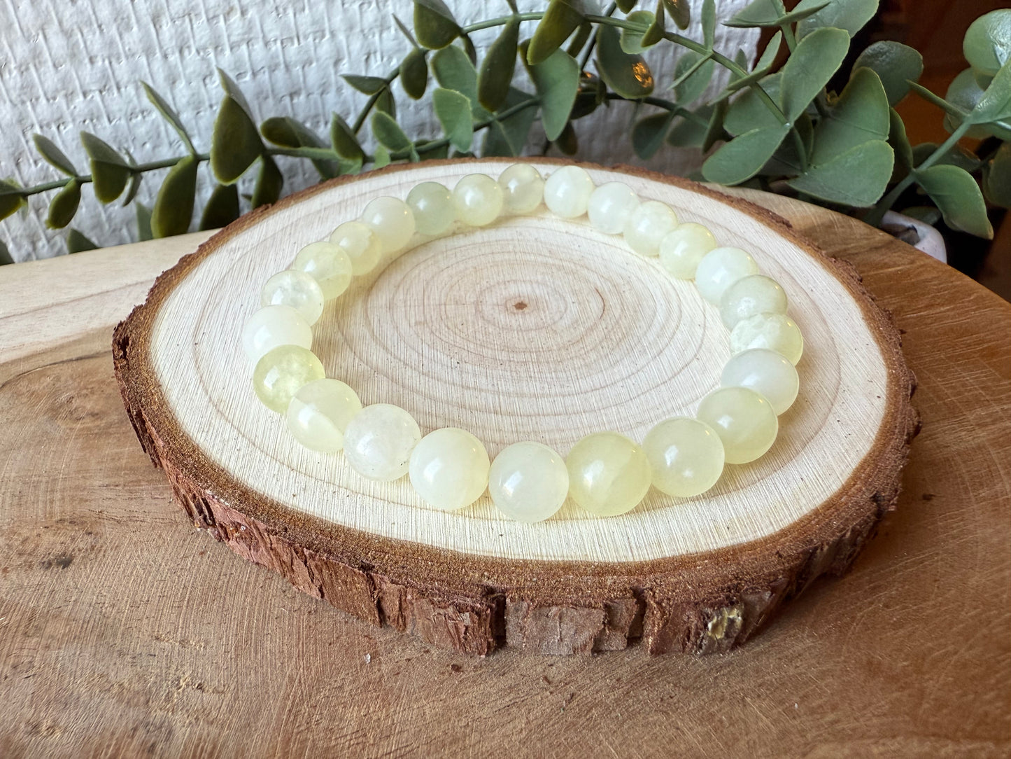 Bracelet JADE DE CHINE - perles de 8mm