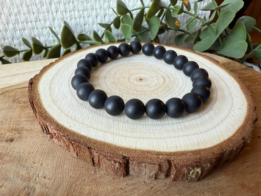 Bracelet ONYX - perles de 8mm