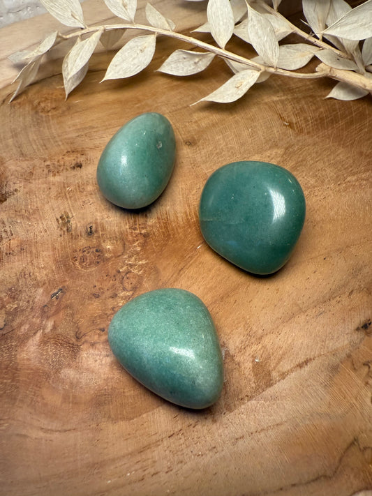 Aventurine verte - Pierre roulée (à l'unité)