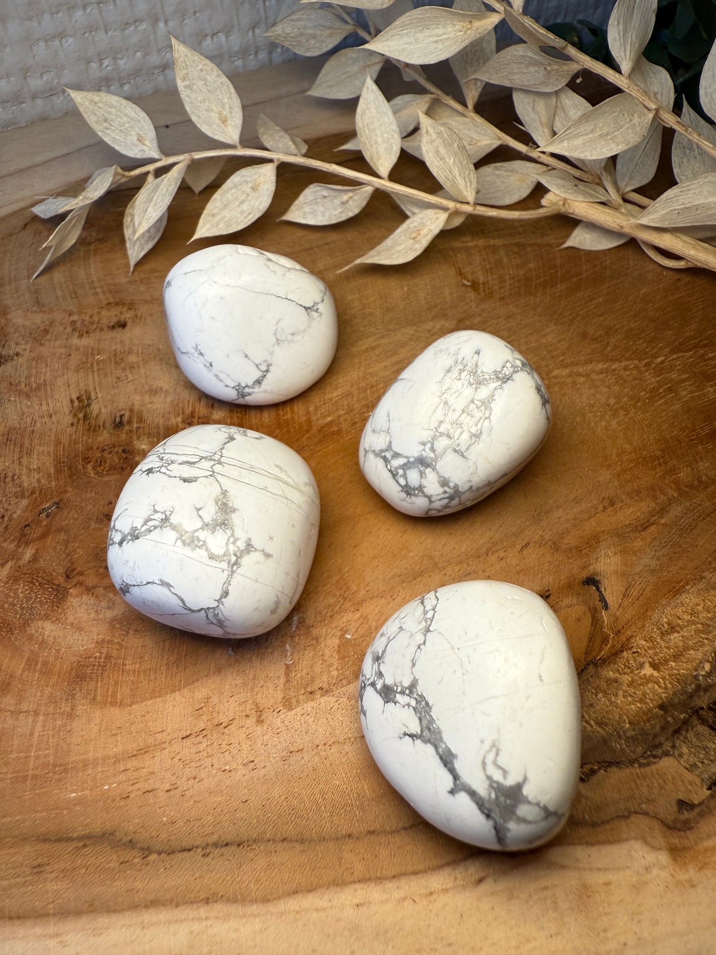 Howlite - Pierre roulée (à l'unité)