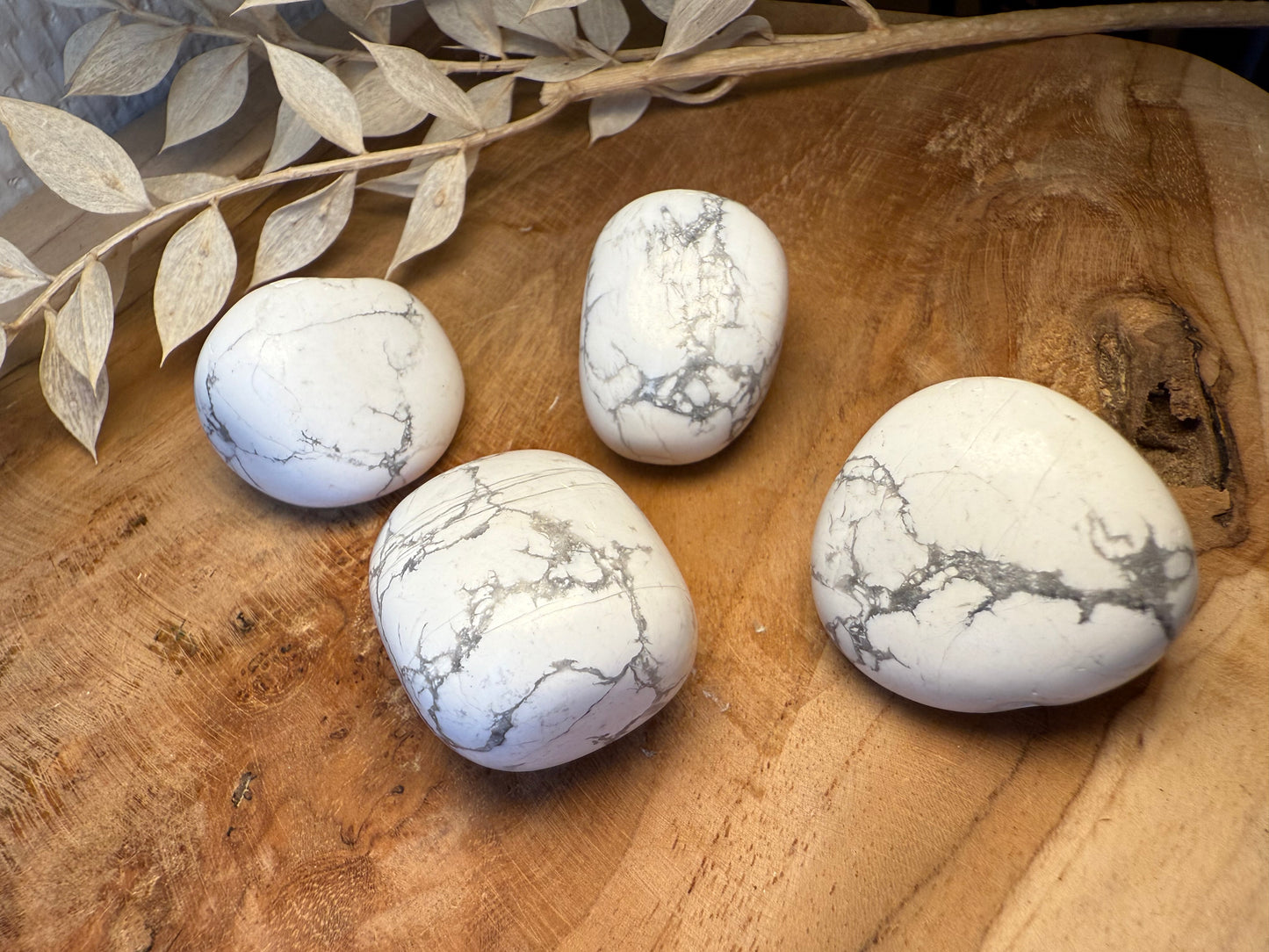 Howlite - Pierre roulée (à l'unité)