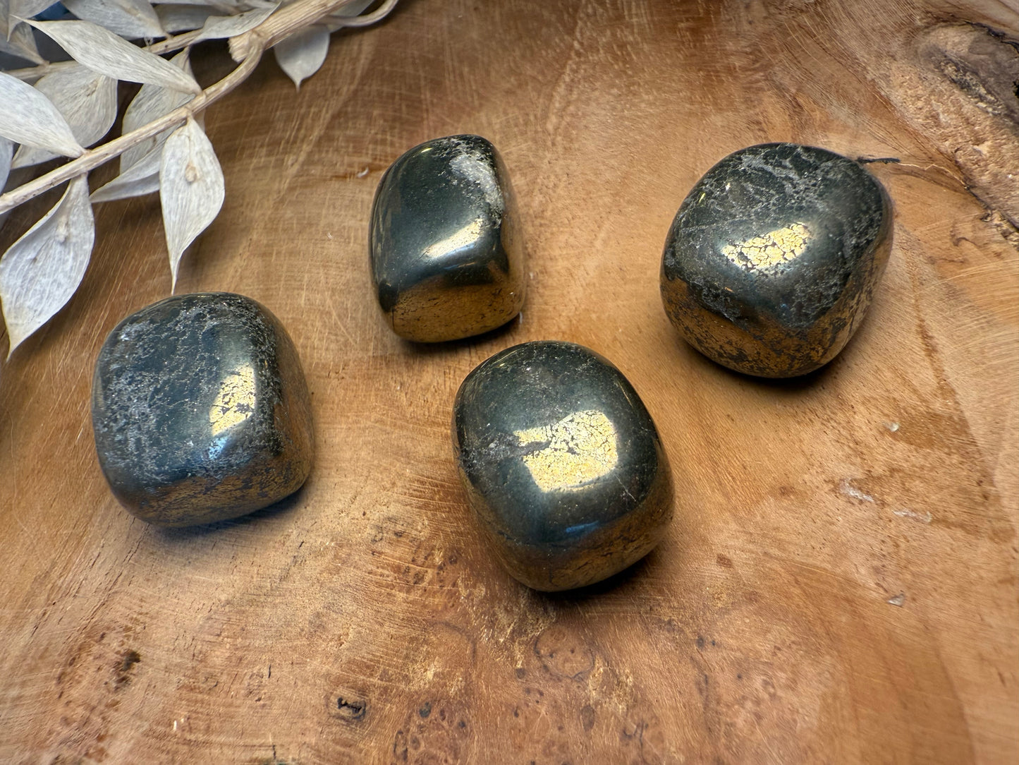 Pyrite - Pierre roulée (à l'unité)