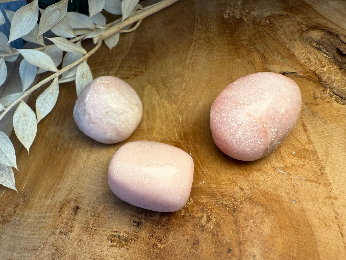 Opale rose - Pierre roulée (à l'unité)