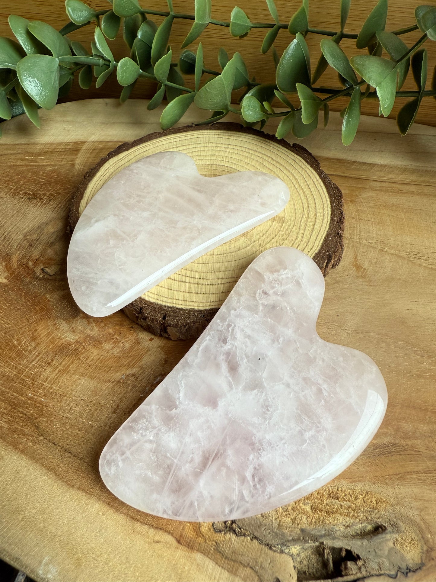 Gua-sha - Quartz rose