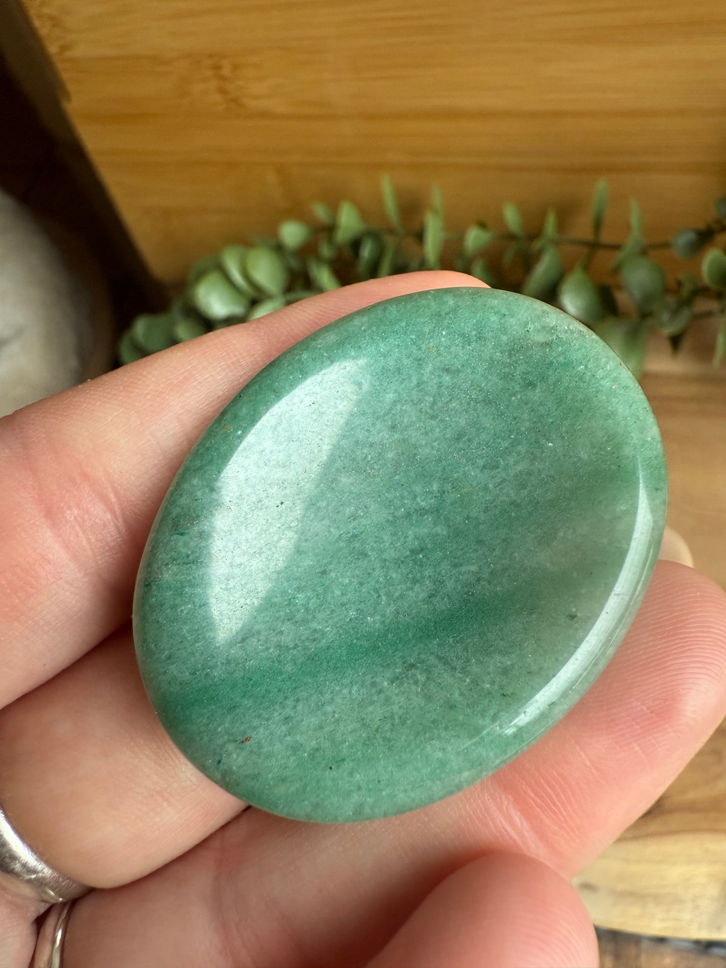 Galet anti-stress en Aventurine (worry stone)
