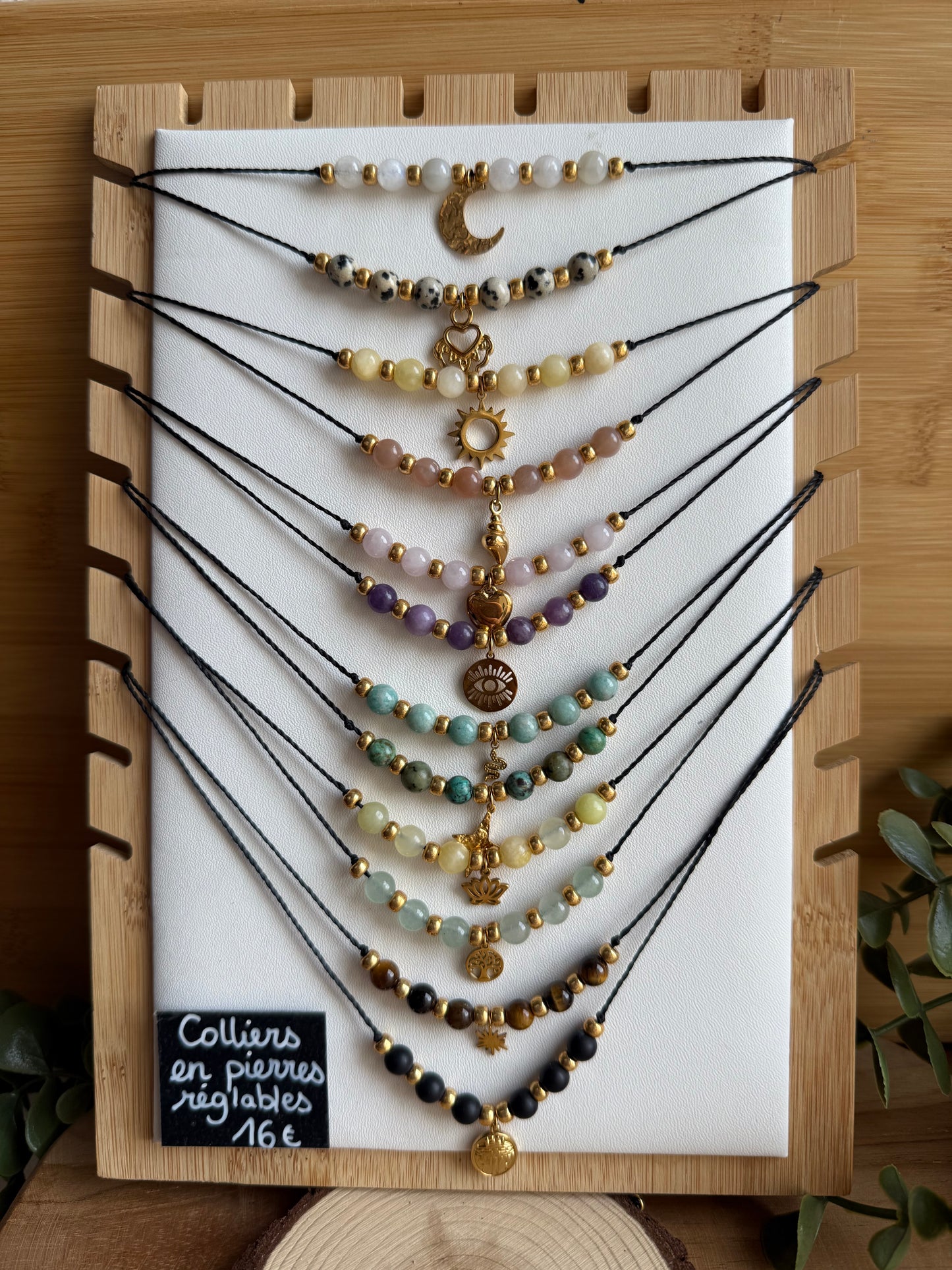 Collier réglable - Modèles au choix