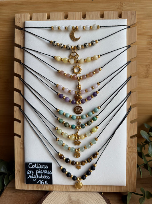 Collier réglable - Modèles au choix