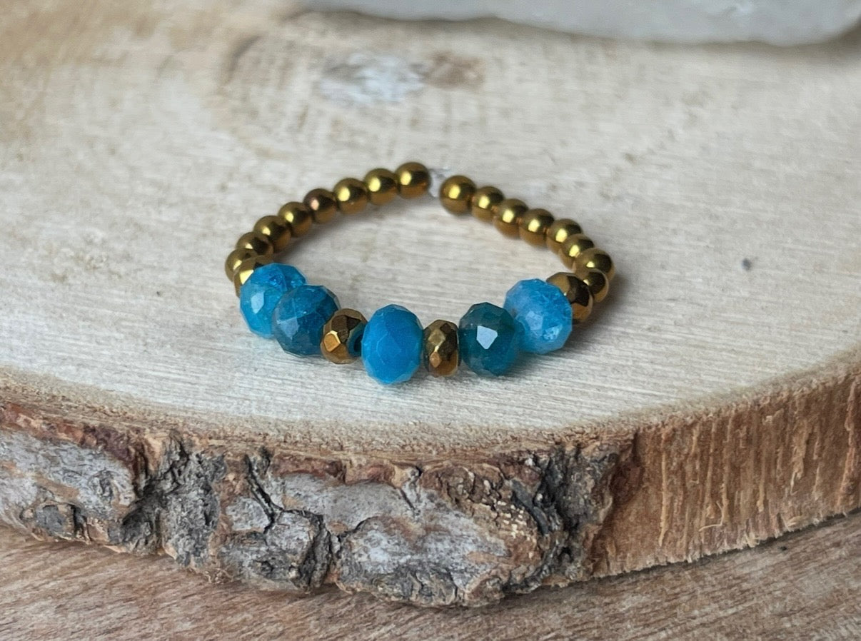 Bague en Perles - 6 pierres au choix