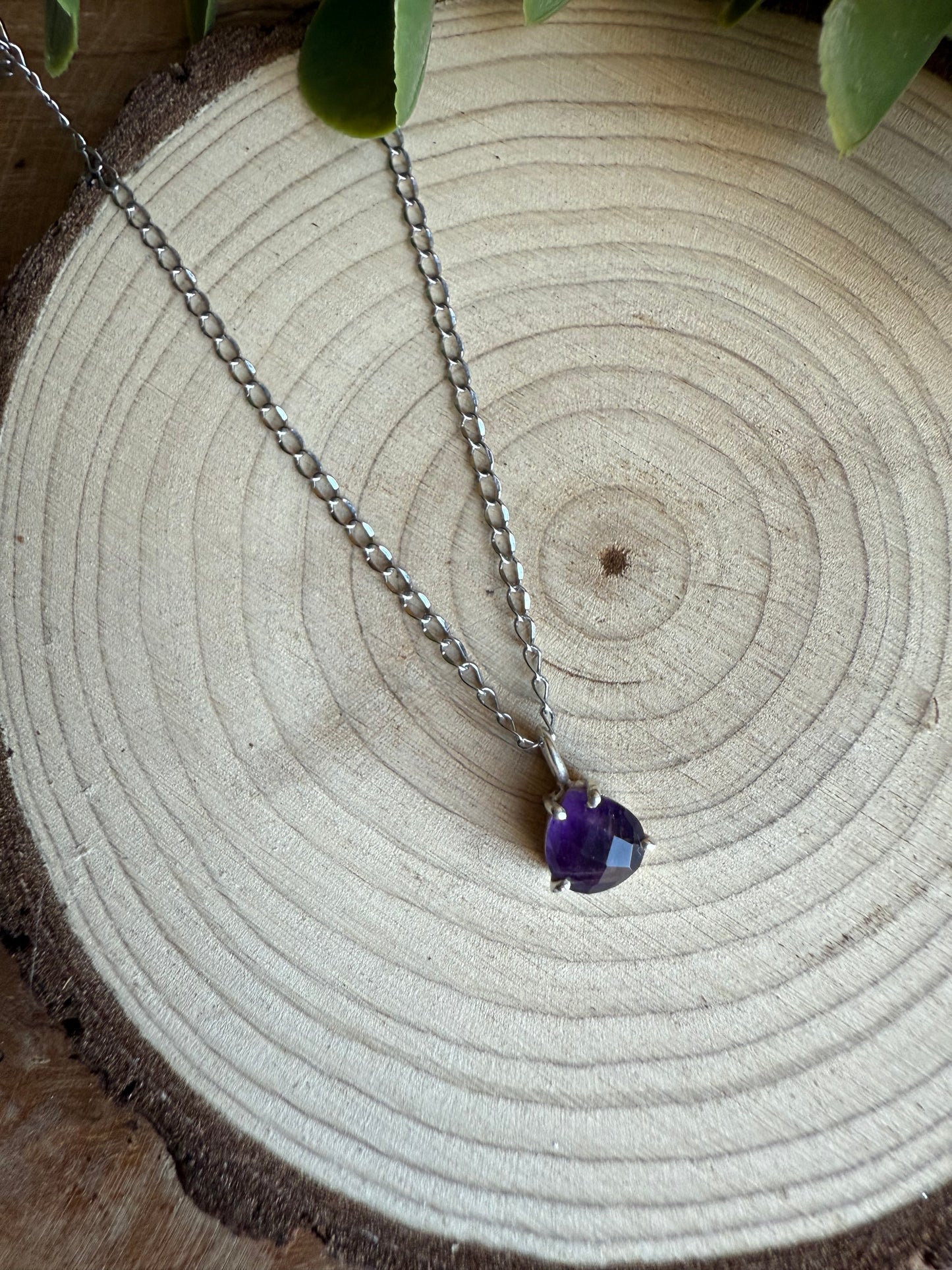 Coffret Pendentif - Améthyste (Argent 925)