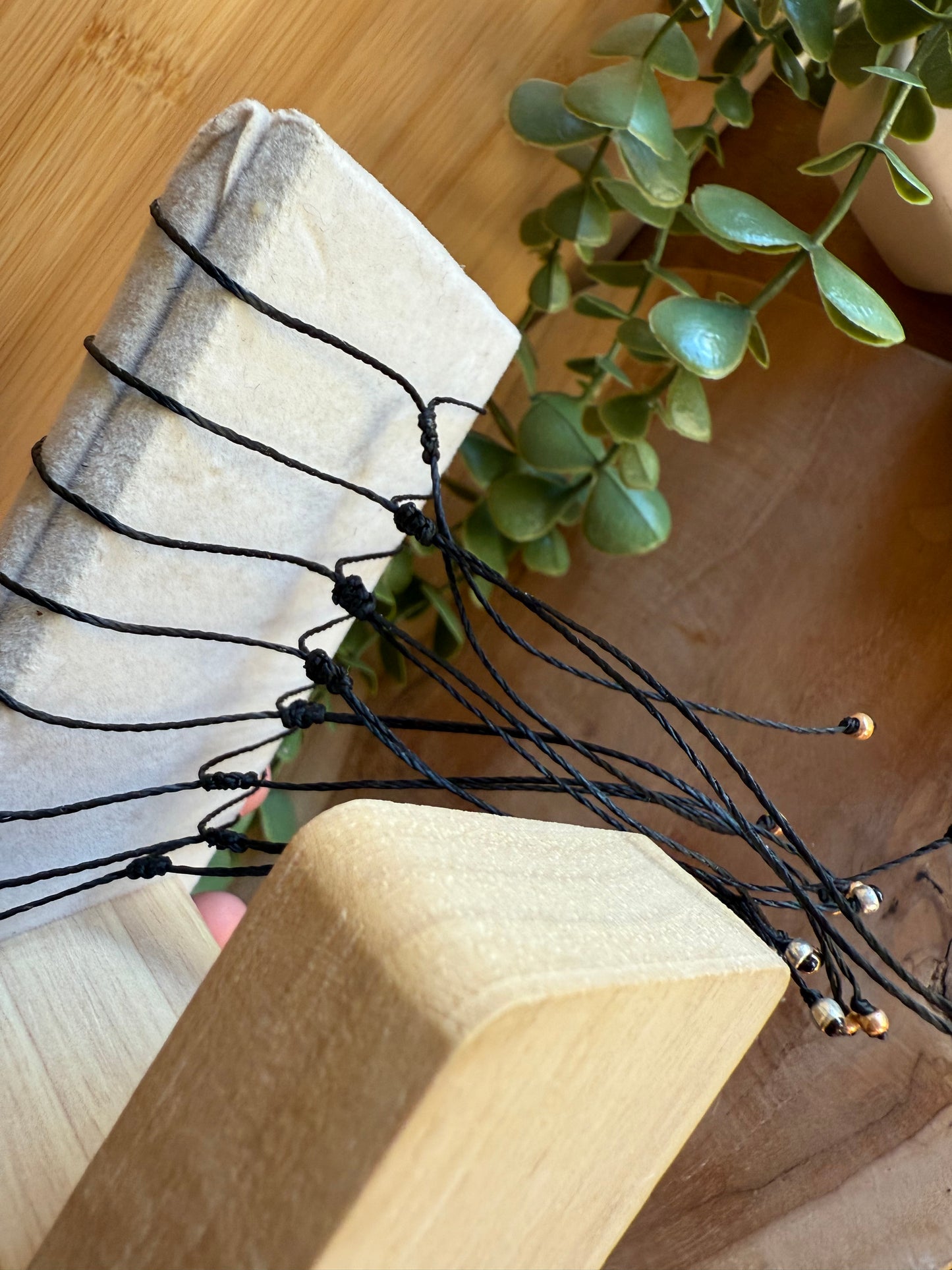 Bracelet réglable Oeil de Nazar - Bleu foncé