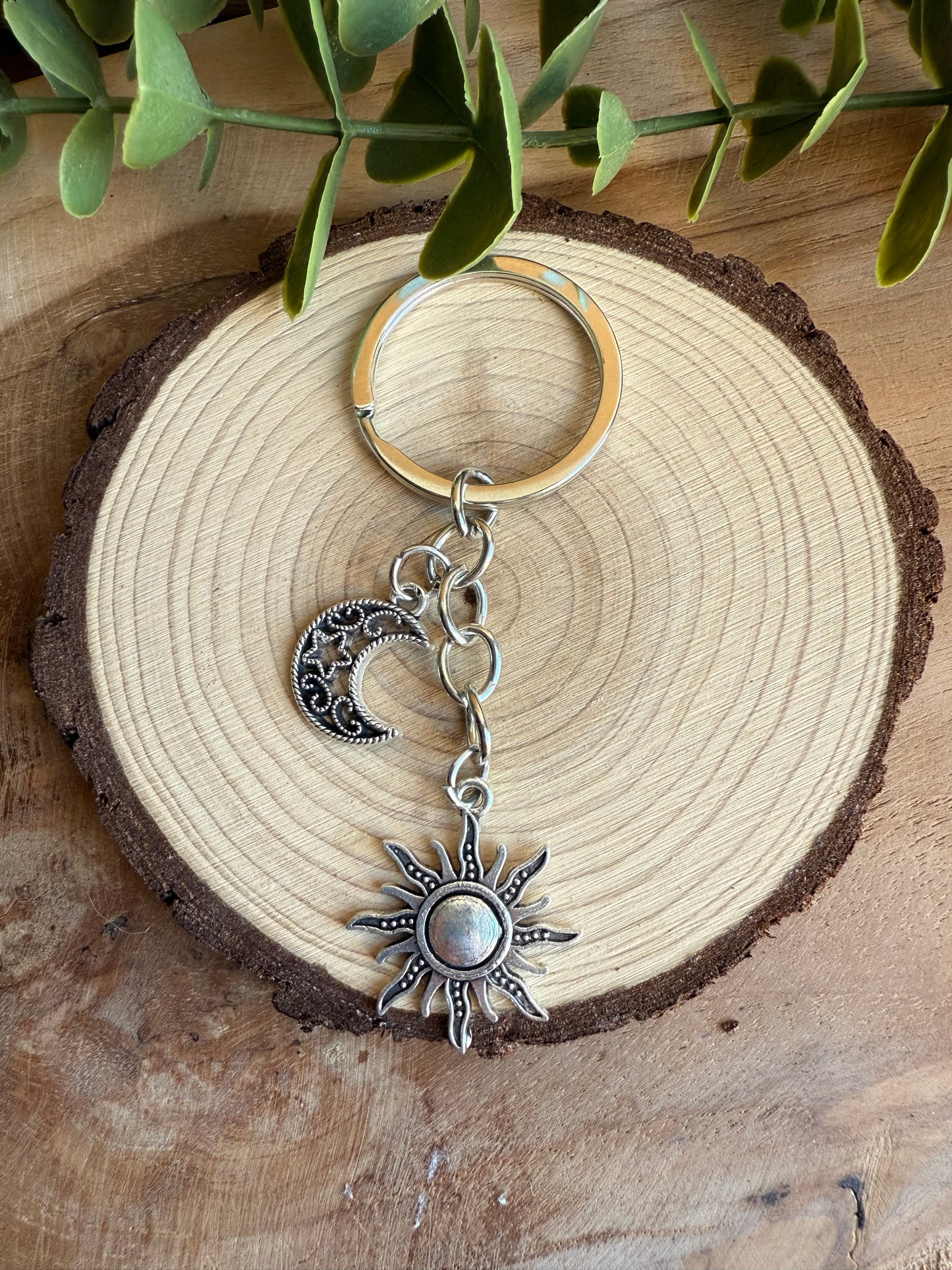 Porte-clefs - Lune & Soleil