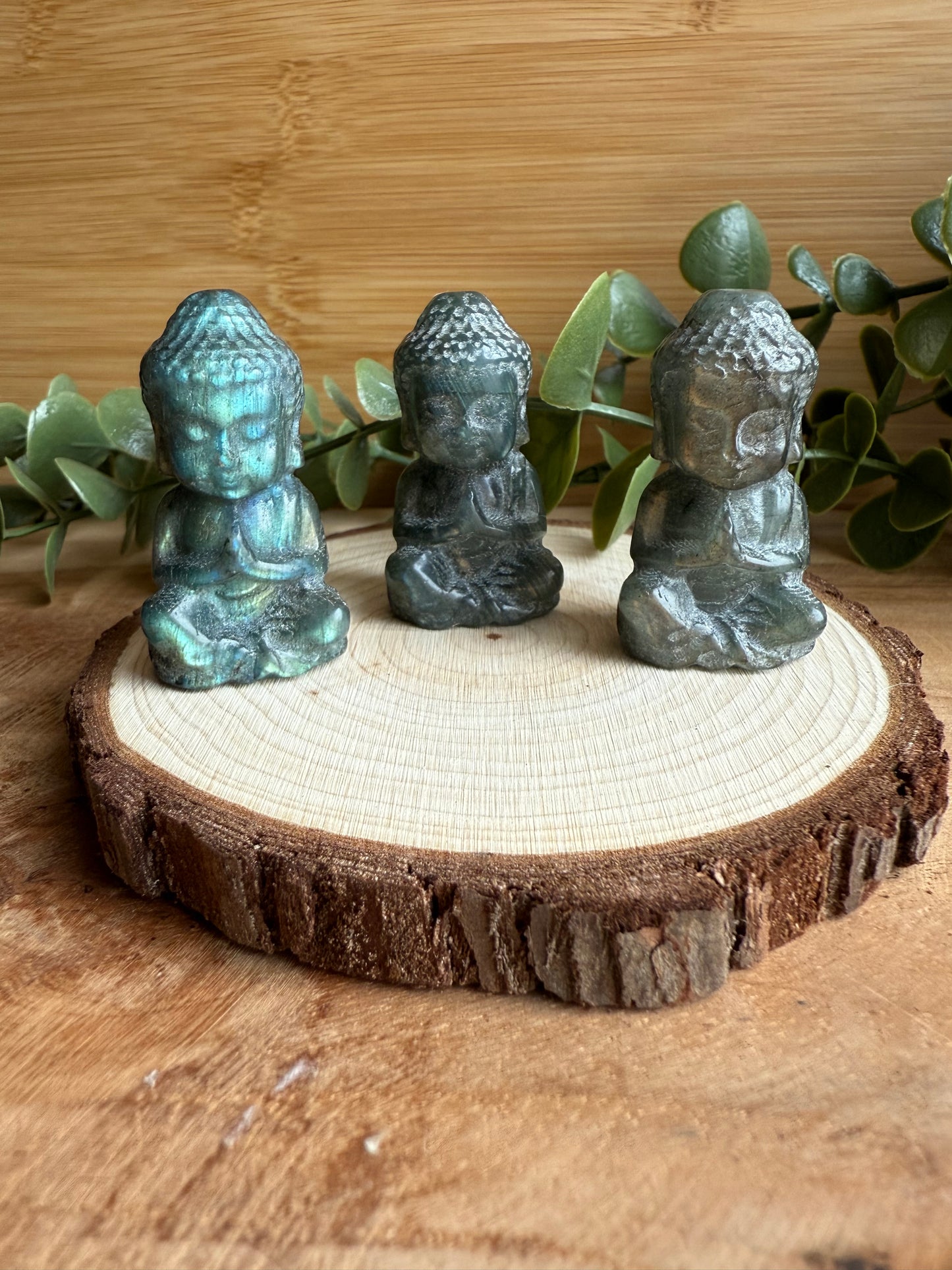 Bouddha en Labradorite