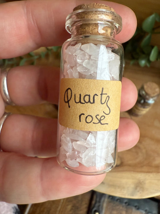 Fiole de minis pierres naturelles