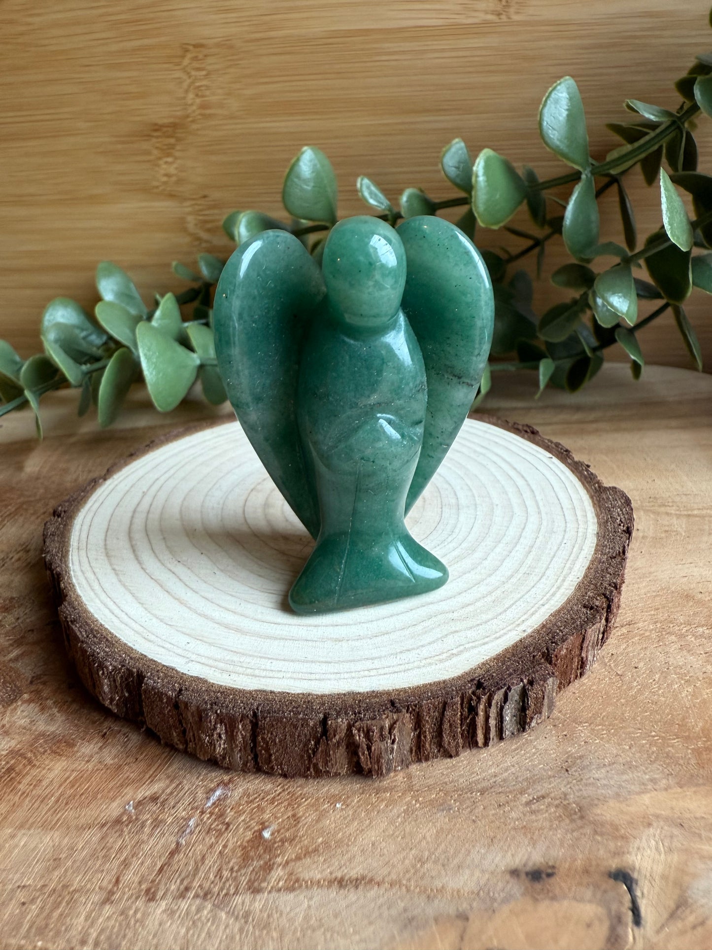 Anges en Aventurine Verte