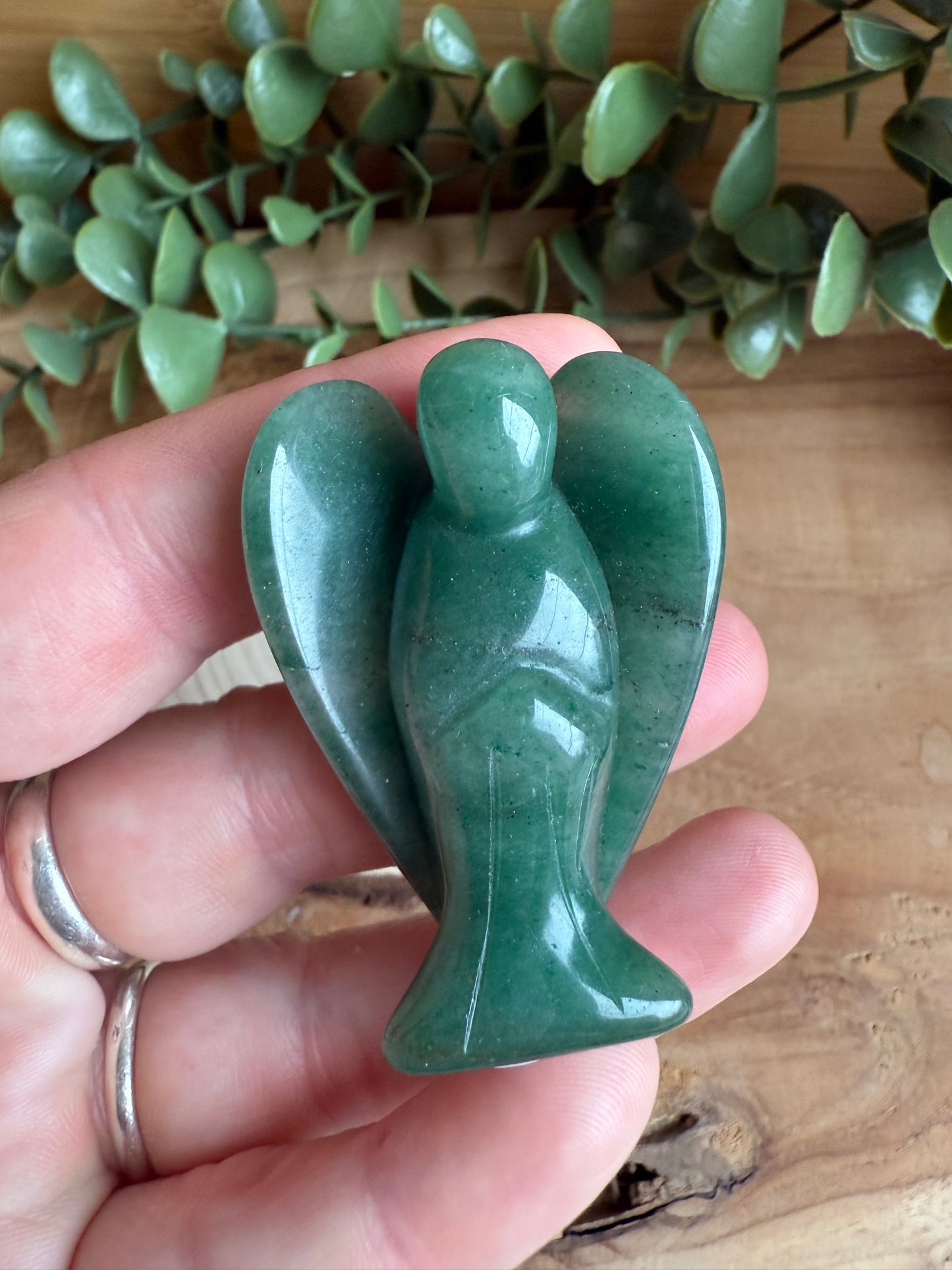 Anges en Aventurine Verte