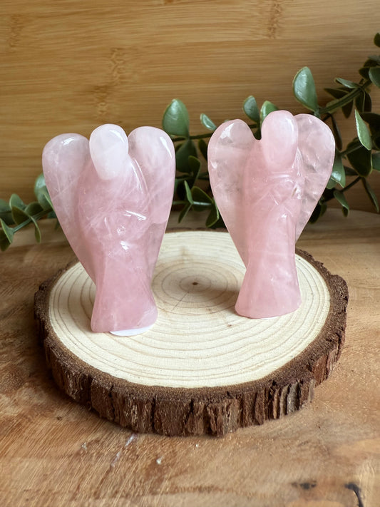 Anges en Quartz rose