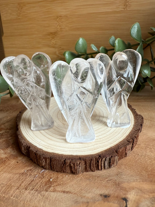 Anges en Cristal de Roche